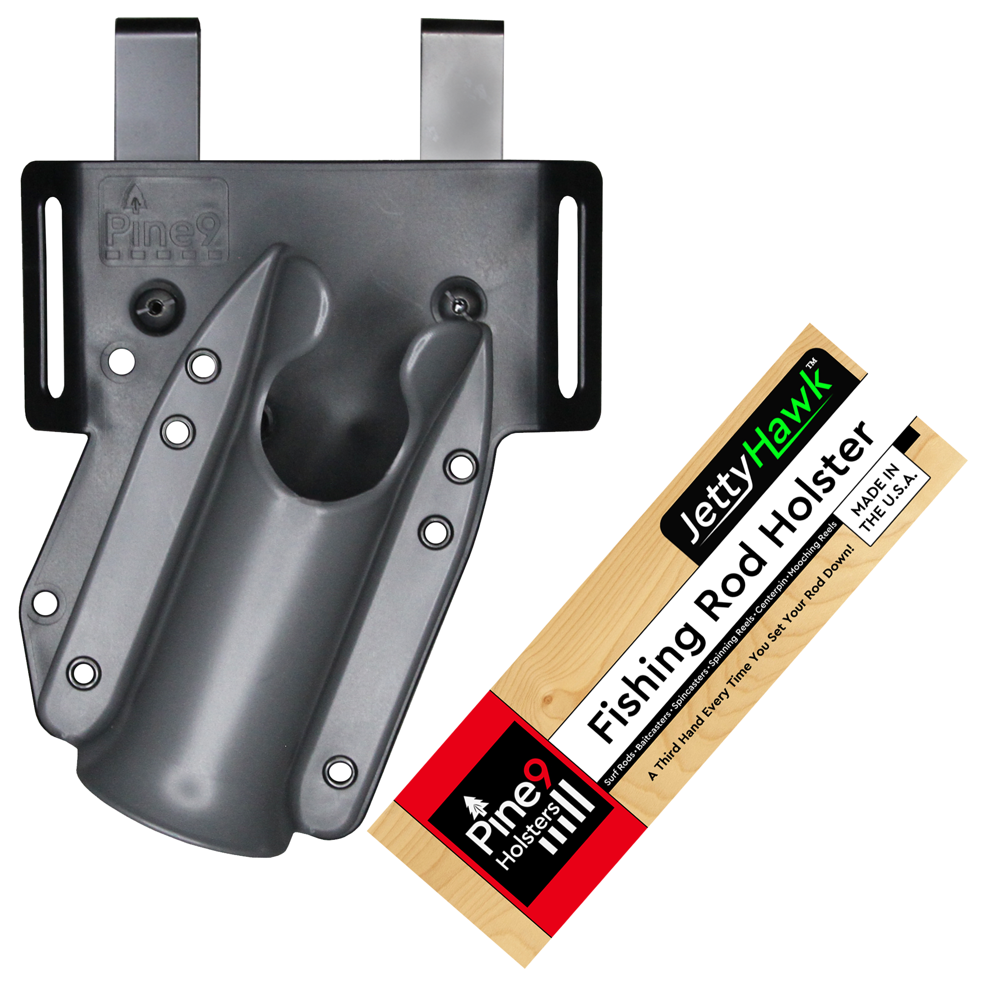 JettyHawk™ Fishing Rod Holster