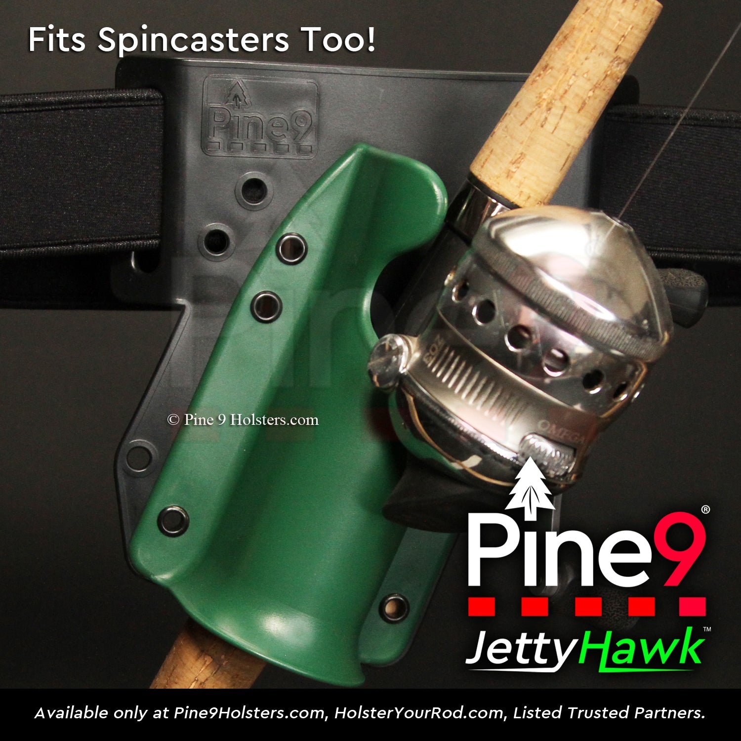 JettyHawk™ Fishing Rod Holster