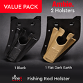 Ambie 2 Pack Savings - Black-FDE - Fishing Rod Holster