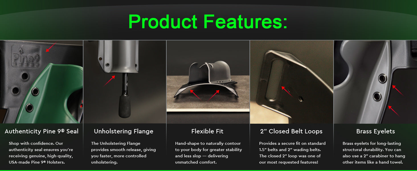 JettyHawk™ Fishing Rod Holster