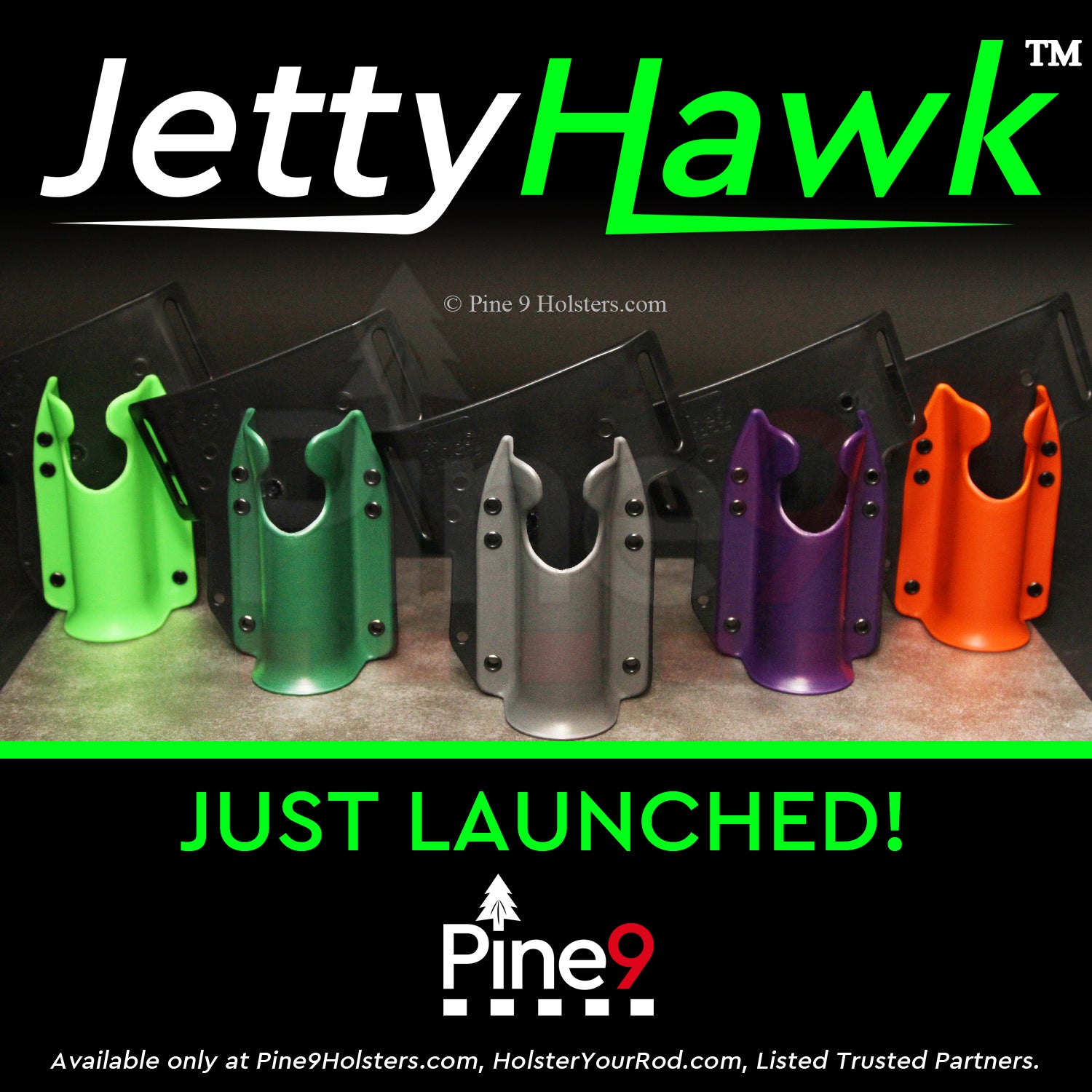 JettyHawk™ Fishing Rod Holster
