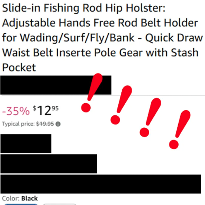 How To Identify Counterfeits Pine 9 Fishing Rod Holsters How To Identify Counterfeits Pine 9 Fishing Rod Holsters