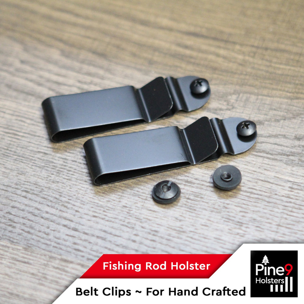 Black Oxide Steel Belt Clip Set