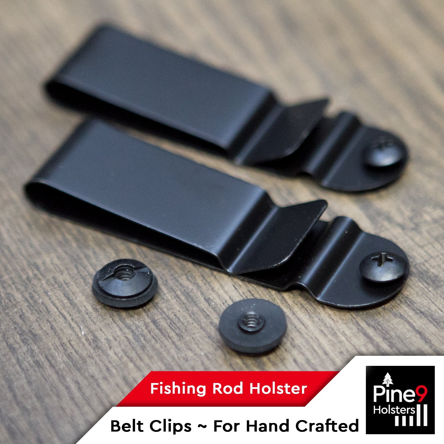 Black Oxide Steel Belt Clip Set