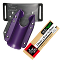 pine 9 JettyHawk fishing rod holster hands free hip rod hip holder purple green product photo