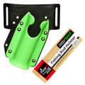 pine 9 JettyHawk fishing rod holster hands free hip rod hip holder zombie green green product photo